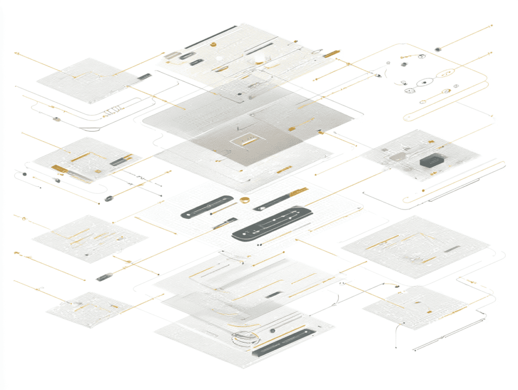 Parusha abstract visualization of multiple frameworks operati b56c03bd 5875 497c aacf 2a188eb84c04